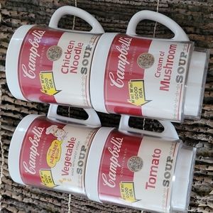 Campbell's mugs, Set of 4, EUC